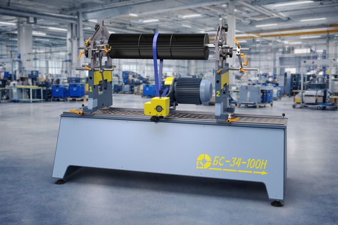 Balanssermasin ventilaatoritele BS-34-100H