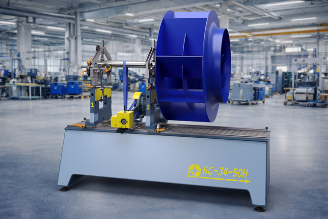 Balanssermasin ventilaatoritele BS-34-50H