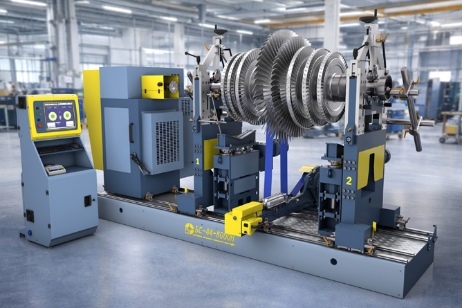 Balanssermasin turbiinidele BS-44-8000H